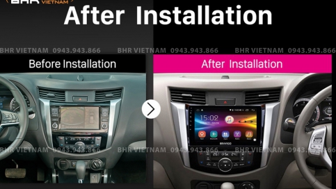 Màn hình DVD Android liền camera 360 xe Nissan Navara 2021 - nay | Bravigo Ultimate (4G+64G)  